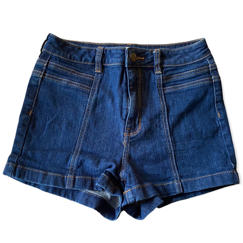 PacSun Lottie Moss • High Waist Denim Shorts